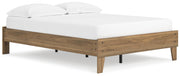 Deanlow Full Platform Bed with Dresser in Honey - PKG017191