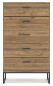 Deanlow Honey Youth Platform Bedroom Set - Gate FurnitureYouth Bedroom Set