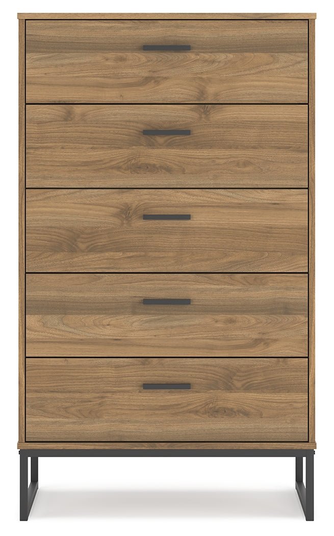 Deanlow Honey Youth Platform Bedroom Set - Gate FurnitureYouth Bedroom Set