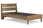 Deanlow Honey Youth Platform Bedroom Set - Gate FurnitureYouth Bedroom Set