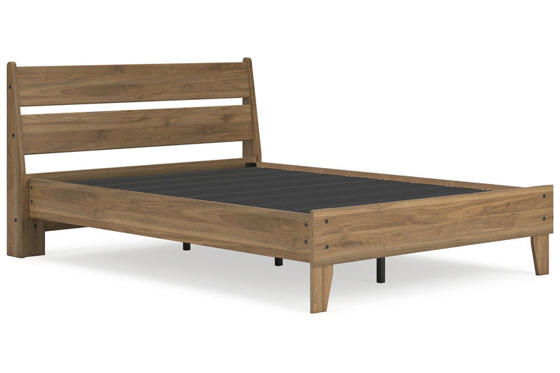 Deanlow Honey Youth Platform Bedroom Set - Gate FurnitureYouth Bedroom Set