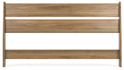 Deanlow Queen Panel Headboard with Dresser, Chest and 2 Nightstands in Honey - PKG017264