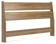 Deanlow Queen Panel Headboard with Dresser, Chest and Nightstand in Honey - PKG017267