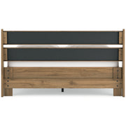 Deanlow Queen Panel Headboard with Dresser in Honey - PKG017261