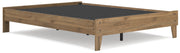 Deanlow Queen Platform Bed with Dresser in Honey - PKG017268