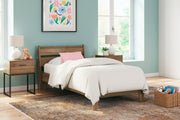 Deanlow Twin Panel Headboard with Dresser in Honey - PKG017170