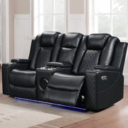 Dearborn Black Sofa & Loveseat - DEARBORN-BK-SLS