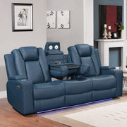Dearborn Blue Sofa & Loveseat - DEARBORN-BL-SLS