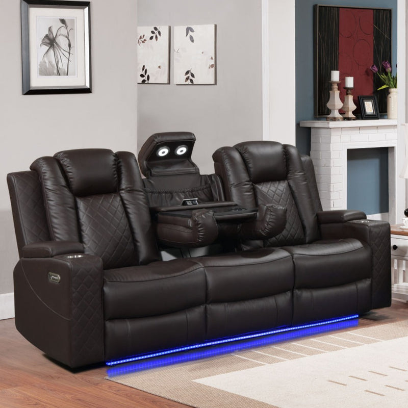 Dearborn Brown Sofa & Loveseat & Chair - DEARBORN-BN-SLC