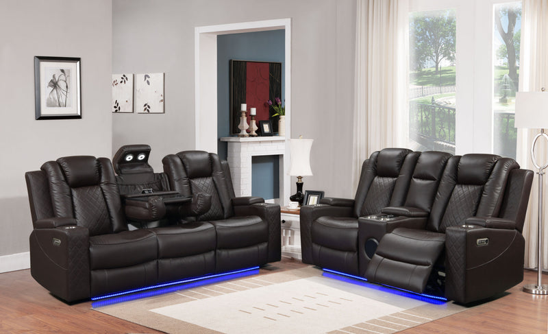 Dearborn Brown Sofa & Loveseat - DEARBORN-BN-SLS
