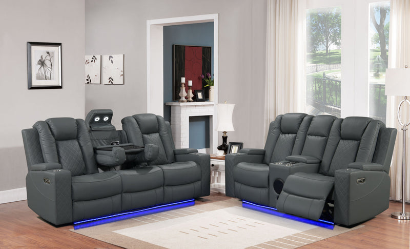 Dearborn Gray Sofa & Loveseat - DEARBORN-GY-SLS