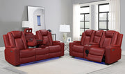 Dearborn Red Sofa & Loveseat - DEARBORN-RD-SLS