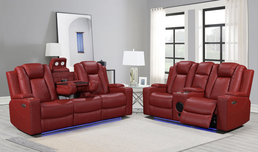 Dearborn Red Sofa & Loveseat - DEARBORN-RD-SLS