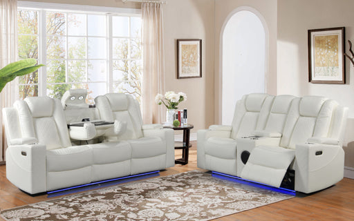 Dearborn White Sofa & Loveseat - DEARBORN-WT-SLS