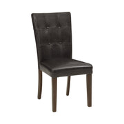Decatur Dark Cherry Marble - Top Dining Set - Gate FurnitureDining Room Set