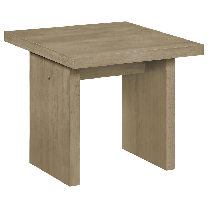 Decker 2-piece Coffee and End Table Set Natural Oak - 706468-S2