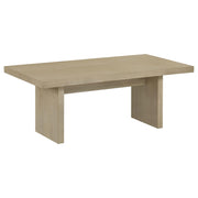 Decker 2-piece Coffee and End Table Set Natural Oak - 706468-S2