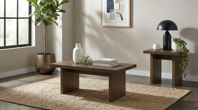 Decker 2-piece Coffee and End Table Set Walnut - 706488-S2