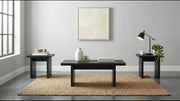 Decker 3-piece Coffee and End Table Set Black - 706478-S3