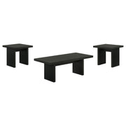 Decker 3-piece Coffee and End Table Set Black - 706478-S3