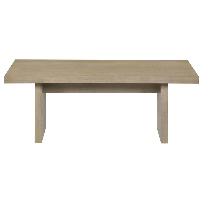 Decker 47-Inch Rectangular Cocktail Coffee Table Natural Oak - 706468