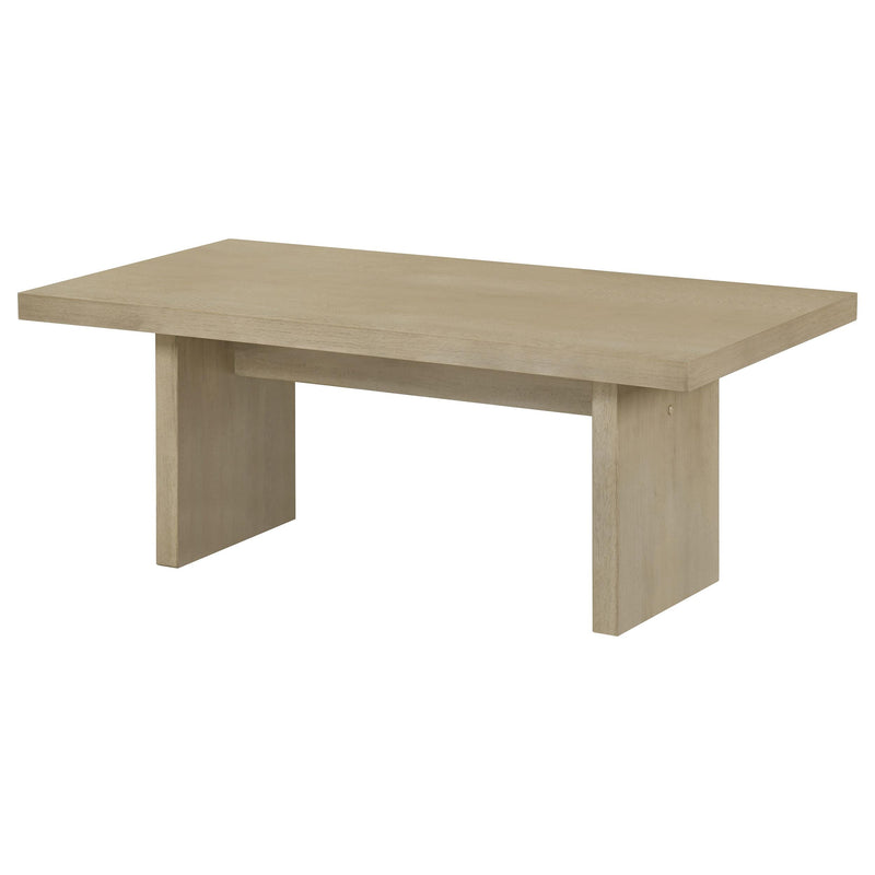 Decker 47-Inch Rectangular Cocktail Coffee Table Natural Oak - 706468