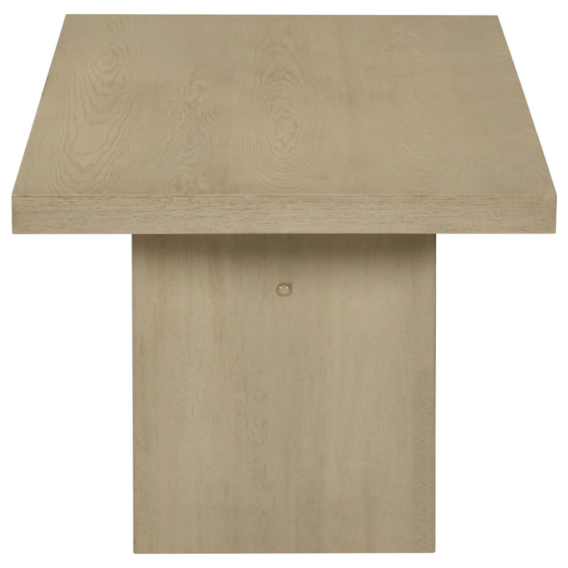 Decker 47-Inch Rectangular Cocktail Coffee Table Natural Oak - 706468