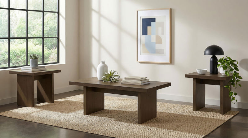 Decker 47-Inch Rectangular Cocktail Coffee Table Walnut - 706488