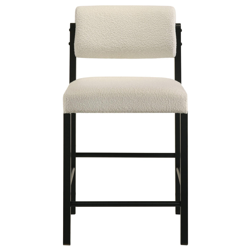 Decker 7-piece 70-inch Rectangular Counter Height Dining Set Cream and Black - 193958BLK-S7B