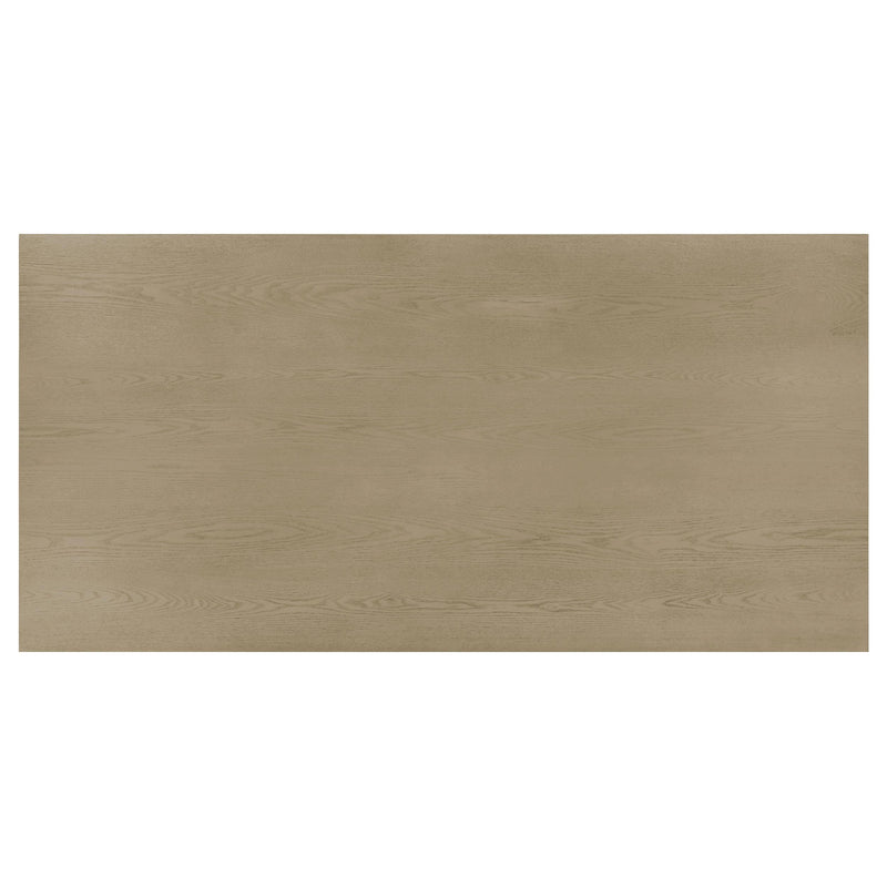Decker 7-piece 70-inch Rectangular Counter Height Dining Set Cream and Natural Oak - 193958NAT-S7B