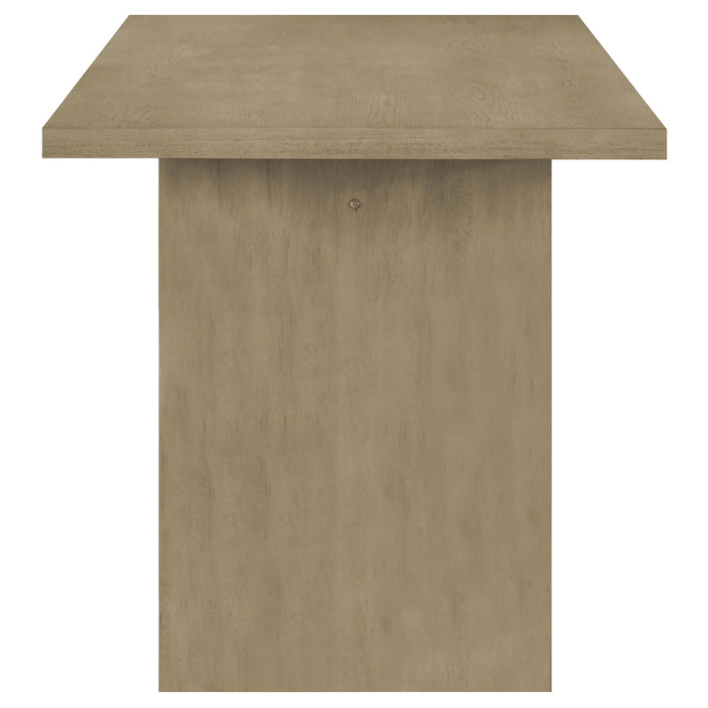 Decker 7-piece 70-inch Rectangular Counter Height Dining Set Cream and Natural Oak - 193958NAT-S7D