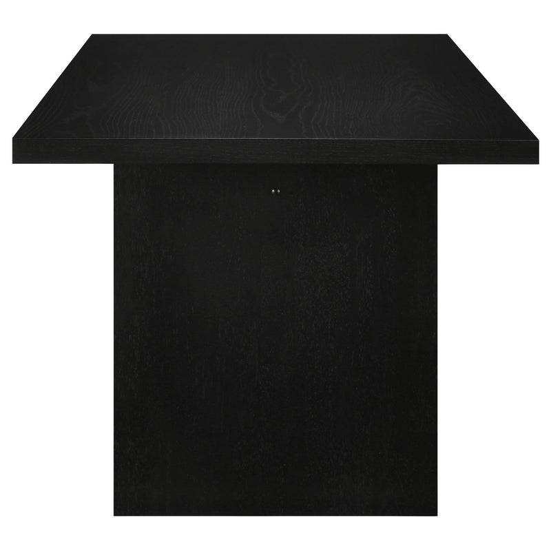 Decker 7-piece 82-inch Rectangular Dining Set Black - 193951BLK-S7F