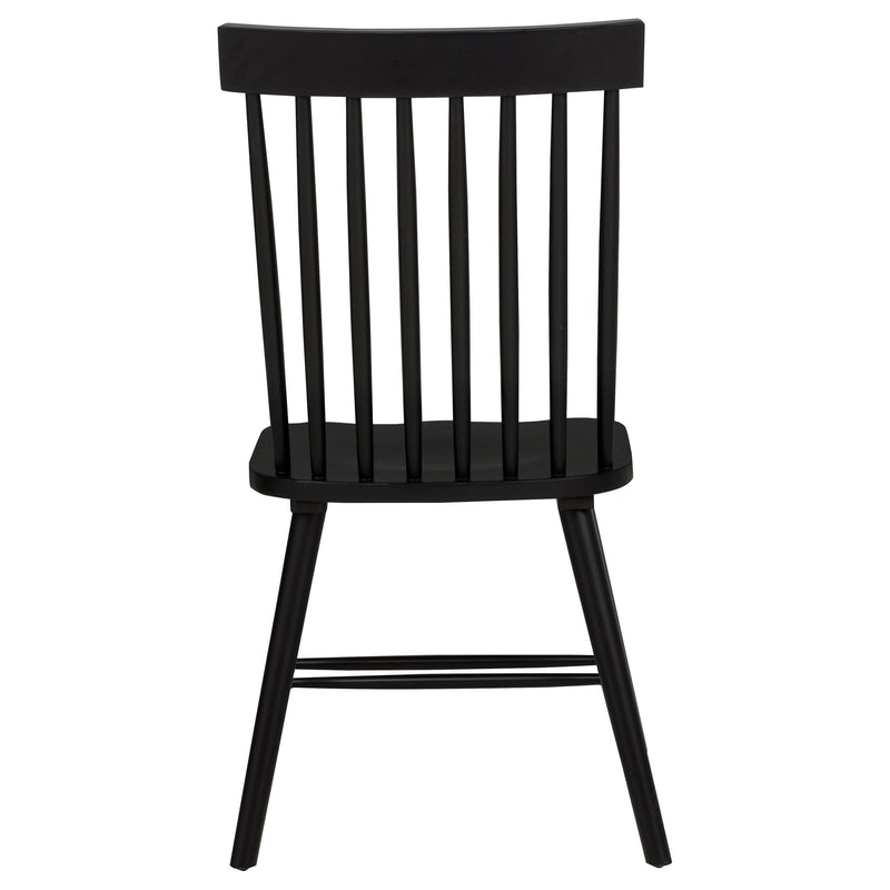 Decker 7-piece 82-inch Rectangular Dining Set Black - 193951BLK-S7G