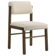 Decker 7-piece 82-inch Rectangular Dining Set Cream and Walnut - 193951WAL-S7B