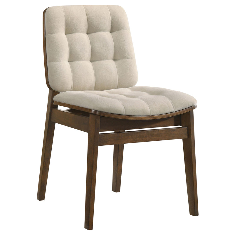 Decker 7-piece 82-inch Rectangular Dining Set Cream and Walnut - 193951WAL-S7D