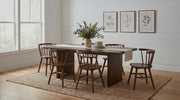 Decker 7-piece 82-inch Rectangular Dining Set Walnut - 193951WAL-S7F