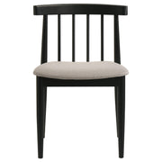 Decker 7-piece 82-inch Rectangular Dining Set Wheat and Black - 193951BLK-S7A