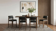 Decker 70-inch Rectangular Wood Counter Height Dining Table Dark Walnut - 193958WAL