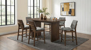 Decker 70-inch Rectangular Wood Counter Height Dining Table Dark Walnut - 193958WAL
