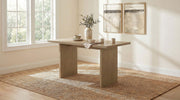 Decker 70-inch Rectangular Wood Counter Height Dining Table Natural Oak - 193958NAT