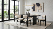 Decker 82-inch Rectangular Wood Dining Table Black - 193951BLK