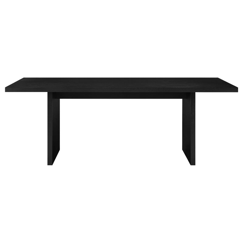 Decker 82-inch Rectangular Wood Dining Table Black - 193951BLK