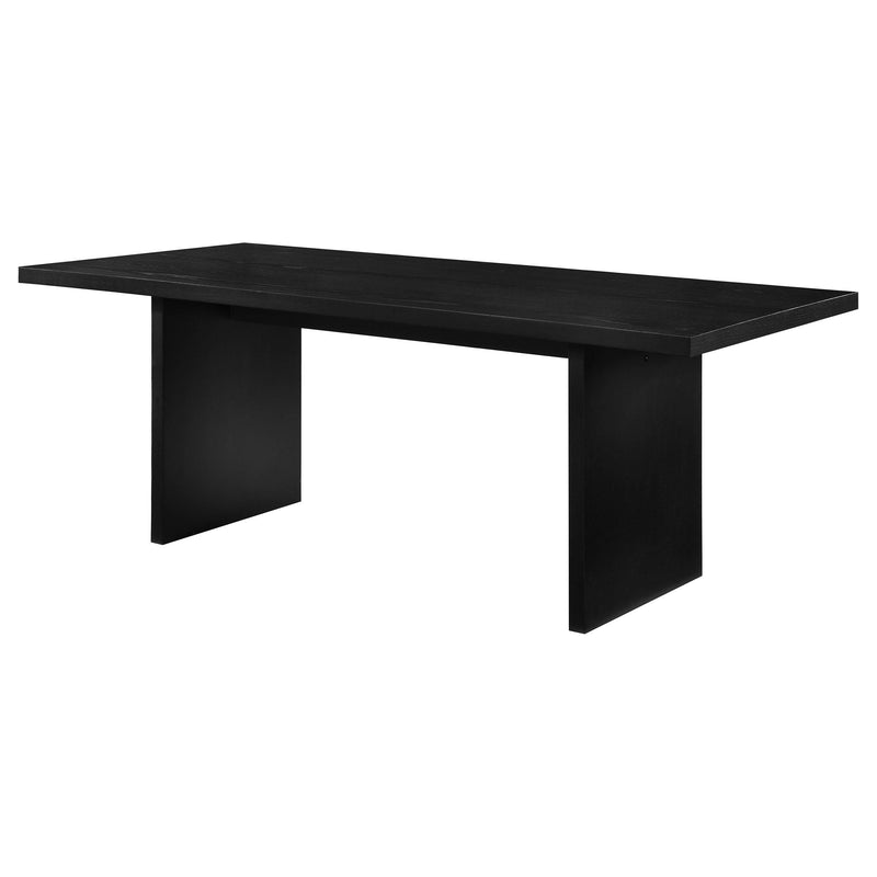 Decker 82-inch Rectangular Wood Dining Table Black - 193951BLK