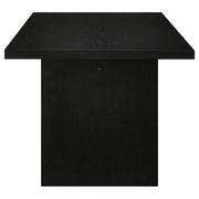 Decker 82-inch Rectangular Wood Dining Table Black - 193951BLK