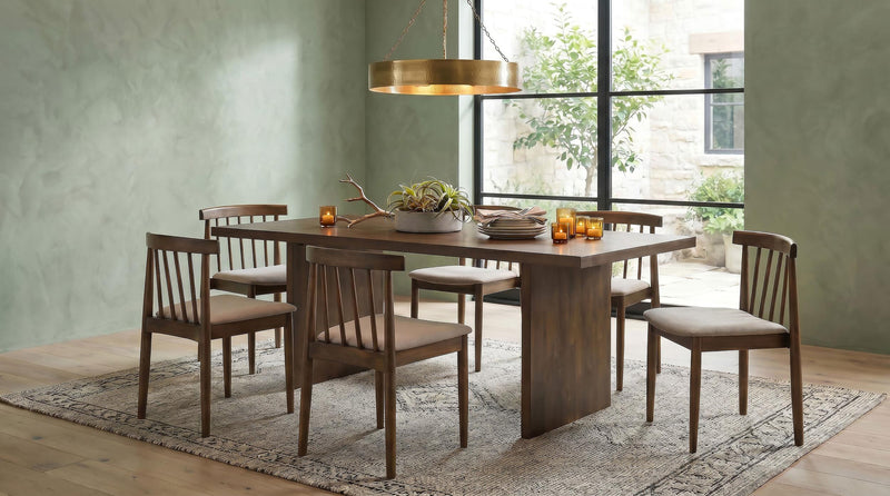 Decker 82-inch Rectangular Wood Dining Table Walnut - 193951WAL