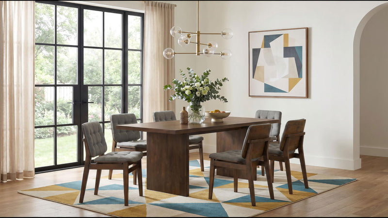 Decker 82-inch Rectangular Wood Dining Table Walnut - 193951WAL