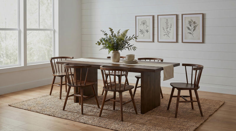 Decker 82-inch Rectangular Wood Dining Table Walnut - 193951WAL
