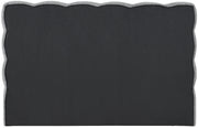 Deco Boucle Fabric Queen Bed (3 Boxes) Grey - Gate FurnitureQueen Bed