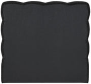 Deco Boucle Fabric Twin Bed (3 Boxes) Black - Gate FurnitureTwin Bed