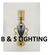 DECO2 9 X 5 X 20 IRON + GLASS CANDLE HOLDER - 210000007529